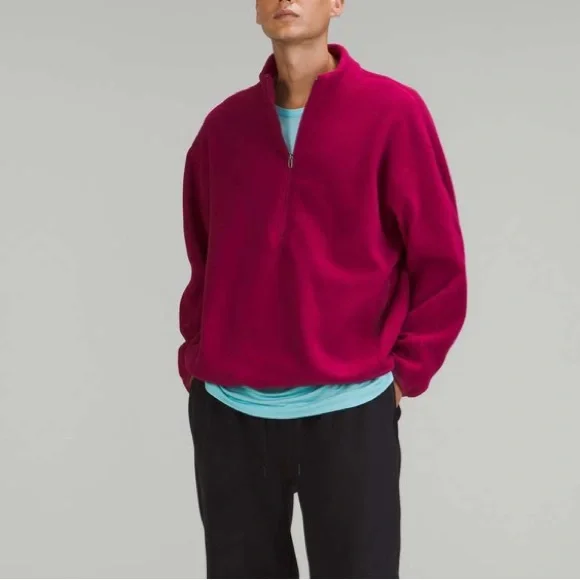 Lululemon men’s oversized fleece half zip - Picture 1 of 6